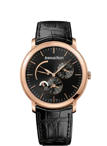 Audemars Piguet Audemars Piguet - 26380OR.OO.D002CR.01 Jules Audemars 26380 Dual Time Pink Gold / Black