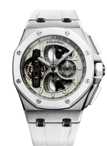 Audemars Piguet Royal Oak OffShore Tourbillon Chronograph White Ceramic