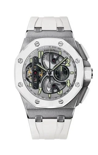 Audemars Piguet Audemars Piguet - 26387IO.OO.D010CA.01 Royal Oak OffShore Tourbillon Chronograph White Ceramic