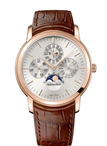 Audemars Piguet - 26390OR.OO.D088CR.01 Jules Audemars 26390 Perpetual Calendar Pink Gold / Silver