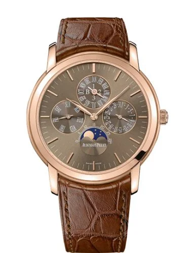 Audemars Piguet - 26390OR.OO.D093CR.01 Jules Audemars 26390 Perpetual Calendar Pink Gold / Brown