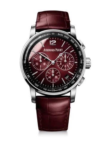 Audemars Piguet - 26393BC.OO.A068CR.01 CODE 11.59 Chronograph Selfwinding White Gold / Burgundy