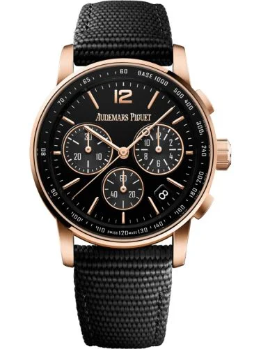 Audemars Piguet - 26393OR.OO.A002KB.01 CODE 11.59 Chronograph Selfwinding Pink Gold / Black / Fabric