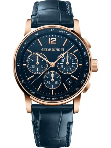 Audemars Piguet - 26393OR.OO.A321CR.01 CODE 11.59 Chronograph Selfwinding Pink Gold / Blue