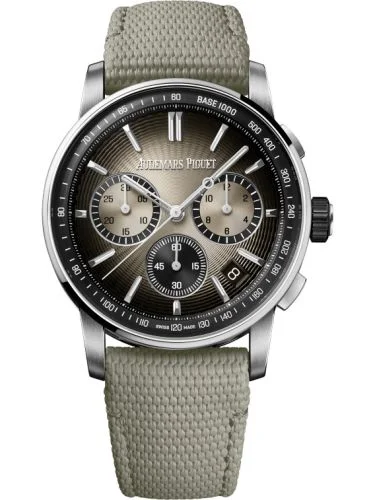 Audemars Piguet - 26393QT.OO.A064KB.01 CODE 11.59 Chronograph Selfwinding Stainless Steel - Ceramic / Beige / Fabric