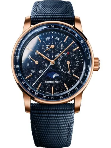 Audemars Piguet - 26394OR.OO.D027KB.01 CODE 11.59 Perpetual Calendar Red Gold / Aventurine / Fabric