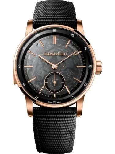 Audemars Piguet - 26395NR.OO.D002KB.01 CODE 11.59 Minute Repeater Supersonnerie Ceramic - Pink Gold / Sapphire