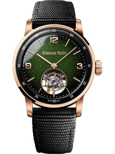 Audemars Piguet CODE 11.59 Tourbillon Selfwinding Ceramic - Pink Gold / Green Aventurine