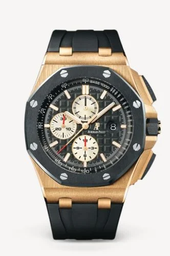 Audemars Piguet - 26400RO.OO.A002CA.01 Royal Oak OffShore 26400 Chronograph Pink Gold / Ceramic