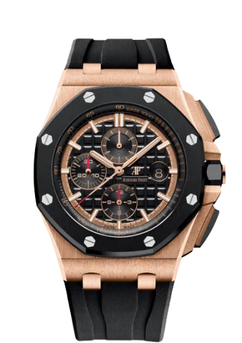 Audemars Piguet - 26401RO.OO.A002CA.02 Royal Oak Offshore 42 Pink Gold / Ceramic / Black / Rubber