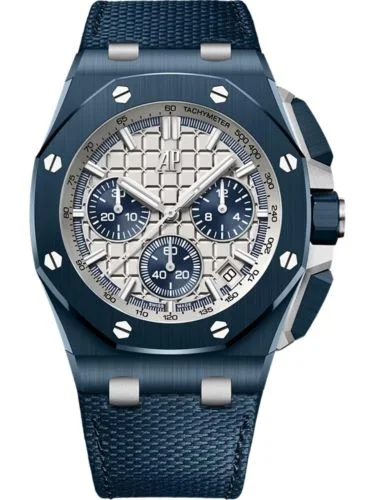 Audemars Piguet - 26420CD.OO.A029VE.01 Royal Oak Offshore 43 “Bleu Nuit, Nuage 50” / Beige