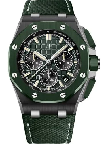Audemars Piguet - 26420CE.OO.A063VE.01 Royal Oak Offshore 43 Ceramic - Green Ceramic / Green