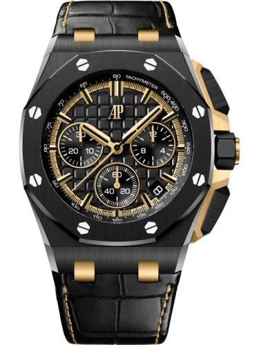 Audemars Piguet - 26420CE.OO.A127CR.01 Royal Oak Offshore 43 Ceramic - Yellow Gold / Black