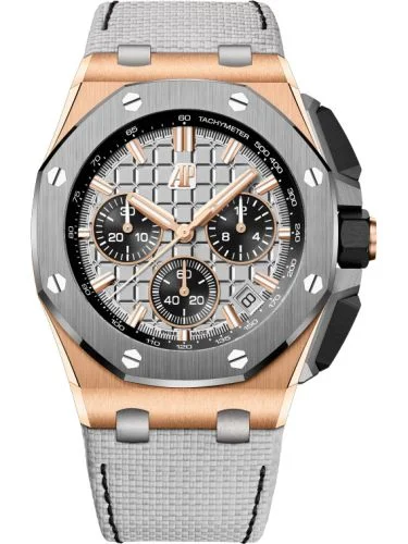 Audemars Piguet - 26420OI.OO.A015VE.01 Royal Oak Offshore 43 Pink Gold - Titanium / Grey