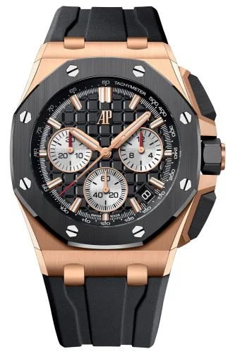 Audemars Piguet - 26420RO.OO.A002CA.01 Royal Oak Offshore 43 Pink Gold / Ceramic / Black