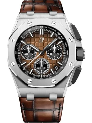 Audemars Piguet - 26420ST.OO.A828CR.01 Royal Oak Offshore 43 Stainless Steel / Brown