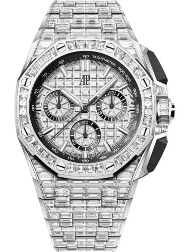 Audemars Piguet - 26425BC.ZZ.8045BC.01 Royal Oak Offshore 43 White Gold - Baguette / Baguette / Bracelet