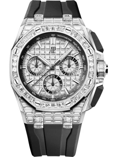 Audemars Piguet - 26425BC.ZZ.D002CA.02 Royal Oak Offshore 43 White Gold - Baguette / Baguette