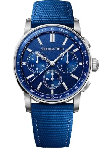 Audemars Piguet - 26439NB.OO.A346KB.01 CODE 11.59 Chronograph Selfwinding Blue Ceramic - White Gold / Tuscany Blue