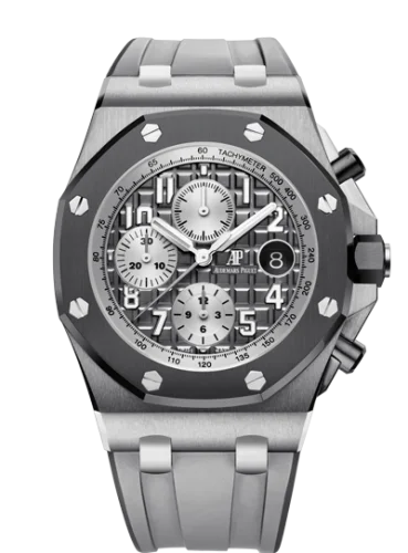 Audemars Piguet - 26470IO.OO.A006CA.01 Royal Oak Offshore 42 Titanium / Grey / Rubber