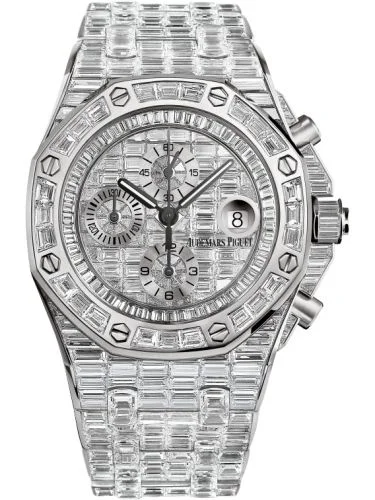 Audemars Piguet - 26473BC.ZZ.8043BC.01 Royal Oak Offshore 26473 Full Baguette