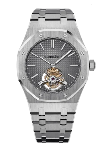 Audemars Piguet Audemars Piguet - 26510PT.OO.1220PT.01 Royal Oak Ultra Thin Tourbillon Platinum / Grey