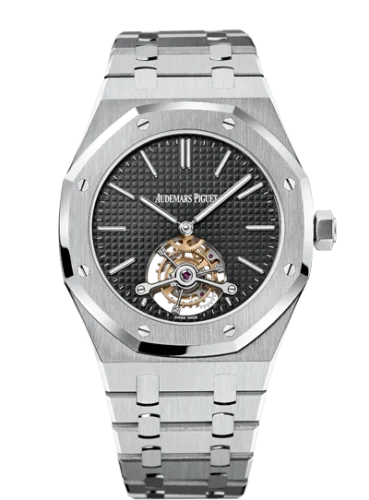 Audemars Piguet Royal Oak Ultra Thin Tourbillon Stainless Steel / Black