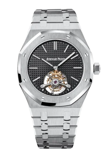 Audemars Piguet Audemars Piguet - 26512ST.OO.1220ST.01 Royal Oak Ultra Thin Tourbillon Stainless Steel / Black