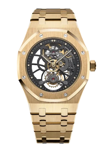 Audemars Piguet Audemars Piguet - 26513BA.OO.1220BA.01 Royal Oak Ultra Thin Tourbillon Openworked Yellow Gold / Boutique Edition