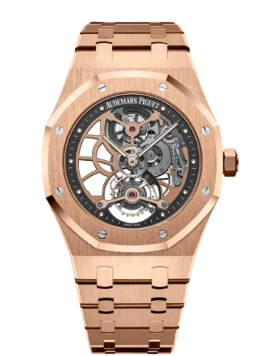 Audemars Piguet Audemars Piguet - 26518OR.OO.1220OR.01 Royal Oak Ultra Thin Tourbillon Openworked Pink Gold