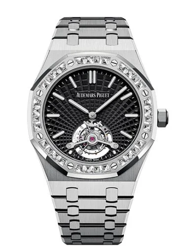 Audemars Piguet Audemars Piguet - 26521BC.ZZ.1220BC.01 Royal Oak Ultra Thin Tourbillon White Gold / Diamond / Japan