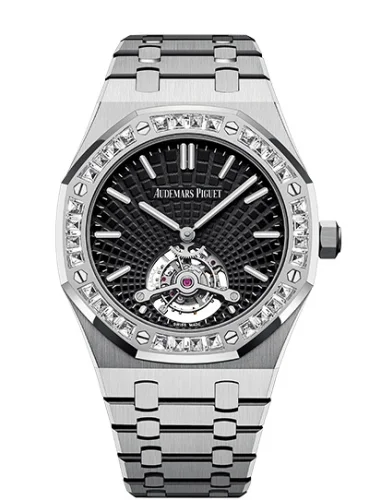 Audemars Piguet Audemars Piguet - 26521BC.ZZ.1220BC.01 Royal Oak Ultra Thin Tourbillon White Gold / Diamond / Japan