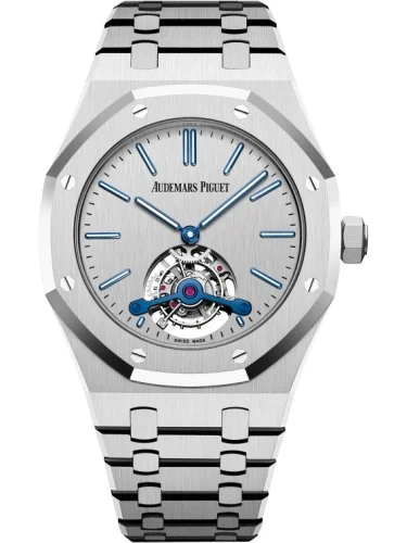 Audemars Piguet Audemars Piguet - 26527ST.OO.1220ST.01 Royal Oak Ultra Thin Tourbillon Stainless Steel / Silver