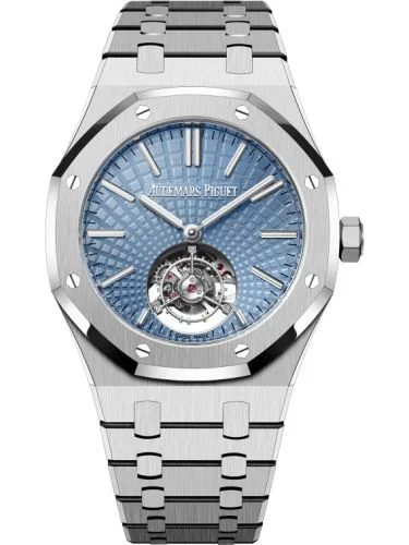 Audemars Piguet Audemars Piguet - 26530PT.OO.1220PT.01 Royal Oak Self-Winding Flying Tourbillon Platinum / Ice Blue
