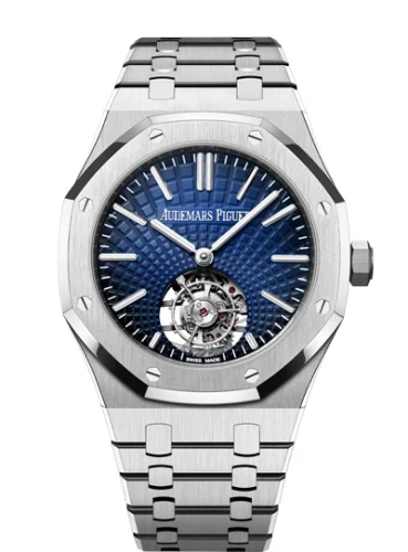 Audemars Piguet Audemars Piguet - 26530ST.OO.1220ST.01 Royal Oak Self-Winding Flying Tourbillon Stainless Steel / Blue