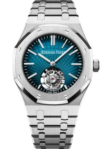 Audemars Piguet Audemars Piguet - 26530ST.OO.1220ST.99 Royal Oak Self-Winding Flying Tourbillon Stainless Steel / Blue