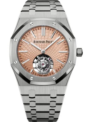 Audemars Piguet Audemars Piguet - 26531TI.OO.1220TI.01 Royal Oak Self-Winding Flying Tourbillon Titanium / Salmon