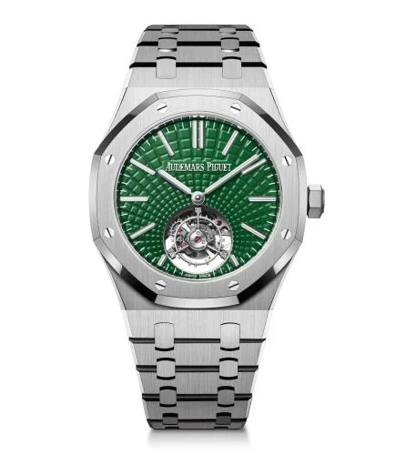 Audemars Piguet Audemars Piguet - 26534TI.OO.1220TI.01 Royal Oak Self-Winding Flying Tourbillon Titanium / Green