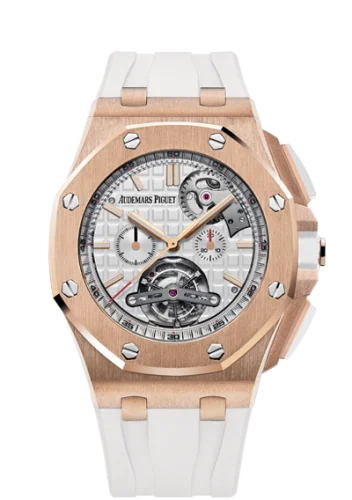 Audemars Piguet Royal Oak Offshore Tourbillon Chronograph Peripheral Red Gold / White