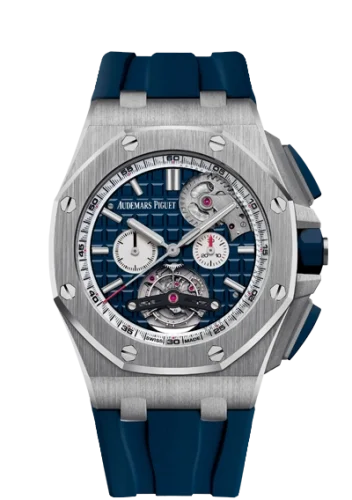 Audemars Piguet Audemars Piguet - 26540ST.OO.A027CA.01 Royal Oak Offshore Tourbillon Chronograph Selfwinding Stainless Steel / Blue