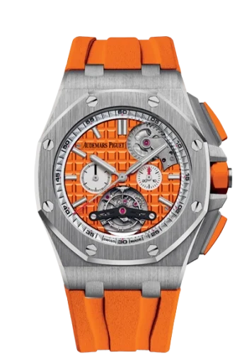 Audemars Piguet Audemars Piguet - 26540ST.OO.A070CA.01 Royal Oak Offshore Tourbillon Chronograph Selfwinding Stainless Steel / Orange
