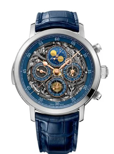 Audemars Piguet - 26554PT.OO.D028CR.02 Jules Audemars Grande Complication Openworked Platinum / Blue