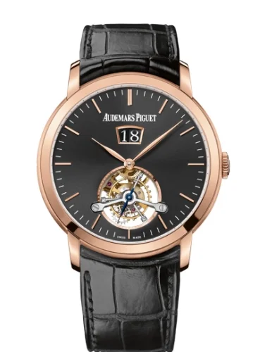 Audemars Piguet Audemars Piguet - 26559OR.OO.D002CR.01 Jules Audemars Tourbillon Grande Date Pink Gold / Black