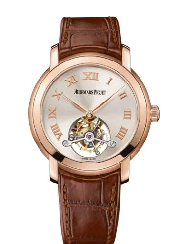 Audemars Piguet Jules Audemars Tourbillon Pink Gold / Silver