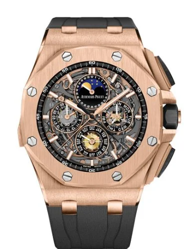 Audemars Piguet - 26571OR.OO.A002CA.01 Royal Oak OffShore 26571 Grande Complication Pink Gold / Black