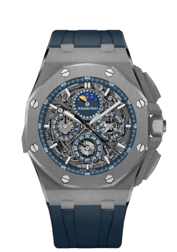 Audemars Piguet - 26571TI.GG.A027CA.01 Royal Oak OffShore 26571 Grande Complication Titanium / Blue