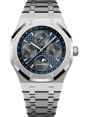 Audemars Piguet - 26574TI.OO.1220TI.01 Royal Oak Perpetual Calendar 41 Titanium / Blue