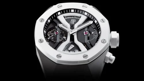 Audemars Piguet Audemars Piguet - 26580IO.OO.D010CA.01 Royal Oak Concept 26580 GMT Tourbillon Titanium / White Ceramics