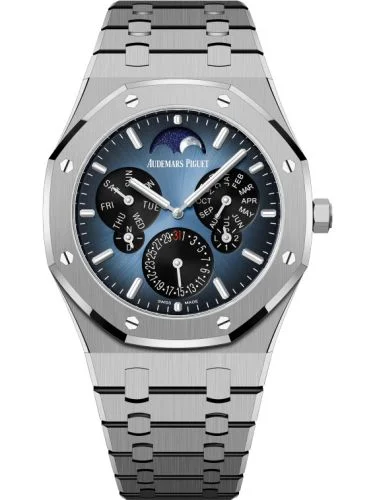 Audemars Piguet Royal Oak Perpetual Calendar Ultra Thin Titanium / Gradient Blue