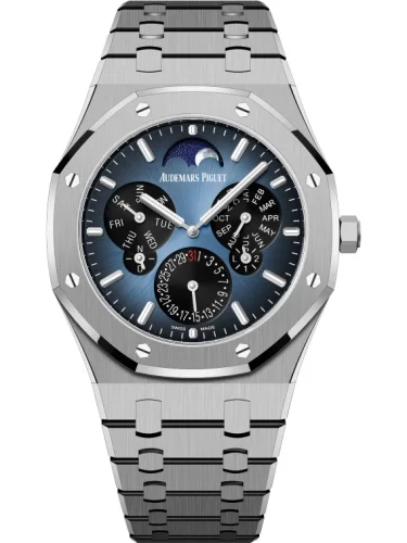 Audemars Piguet Audemars Piguet - 26586TI.OO.1240TI.01 Royal Oak Perpetual Calendar Ultra Thin Titanium / Gradient Blue